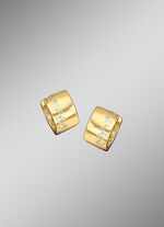 Creoolse klapoorbellen met briljanten 