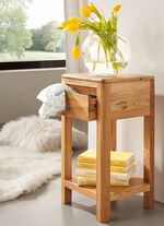 Bijzettafel gemaakt van geolied massief hout 