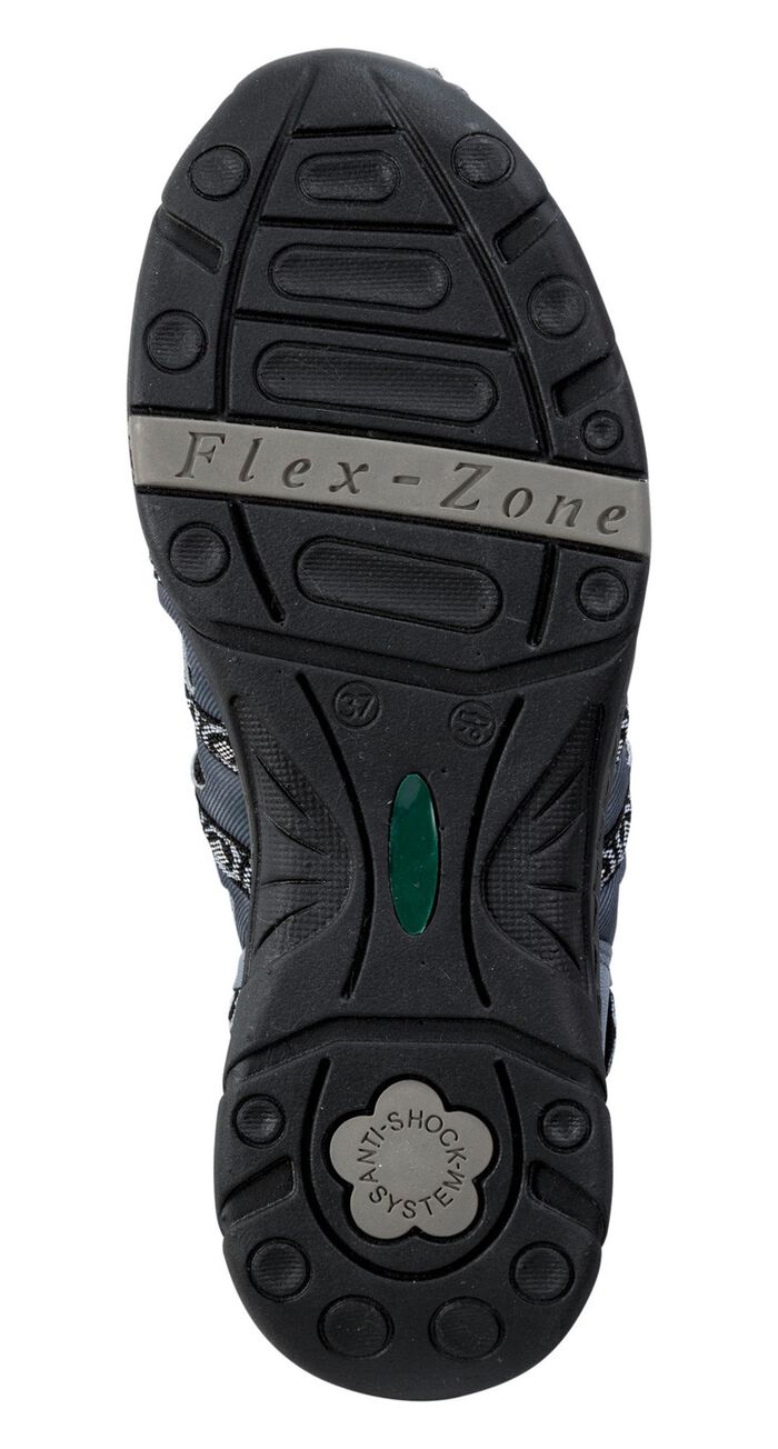 ELENA EDEN sandaal met textielrand 