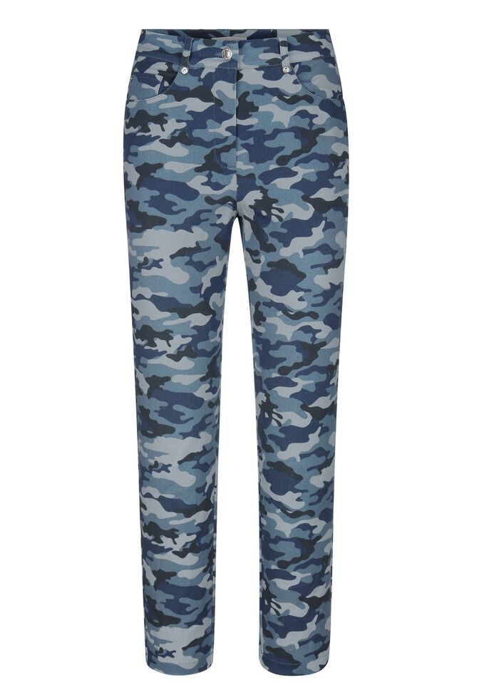 Broek met camouflagepatroon 