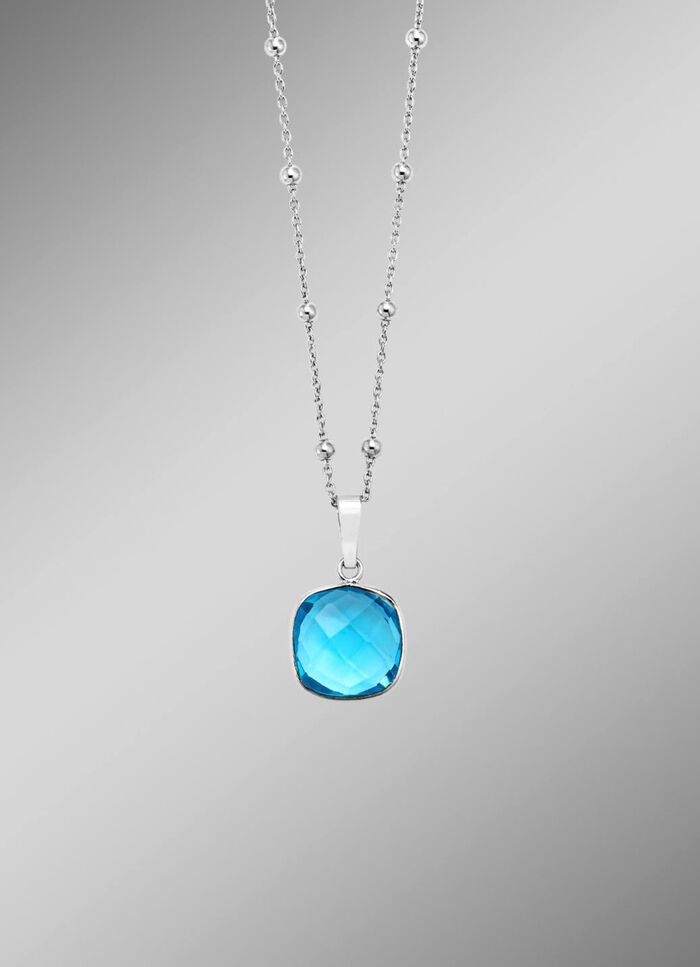 Stralende hanger met stijlvolle ketting 