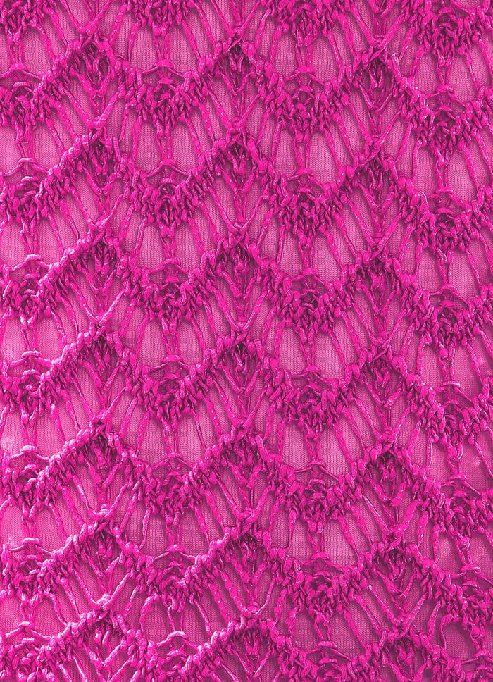 Trui van hoogwaardig garen met glanzend effect FUCHSIA GEM&Ecirc;LEERD