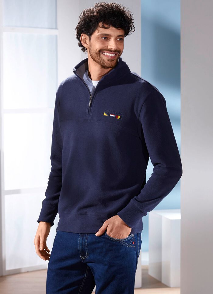 Fleece trui in 3 kleuren 