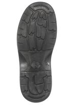 GINO GALANTE, gevoerde herenlaarzen, winterschoenen, met uitneembaar voetbed ZWART-BOURGOND