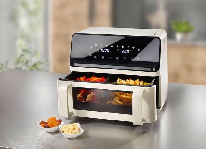 Digitale heteluchtfriteuse met touchdisplay 