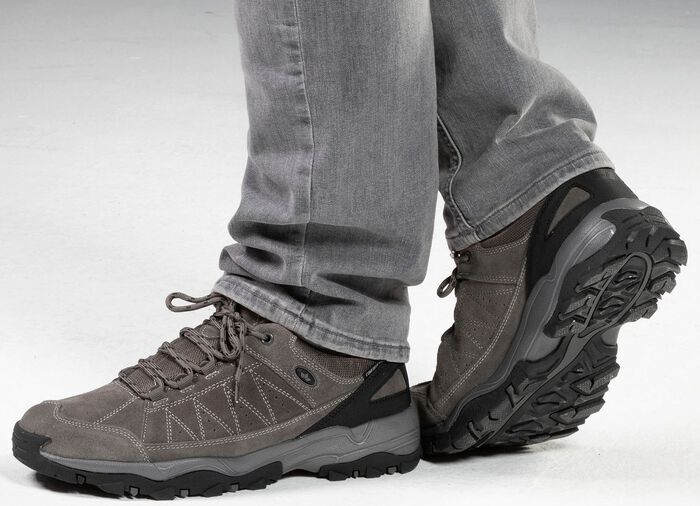 Ademende heren veterschoenen met uitneembaar voetbed 