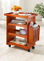 Multifunctionele trolley met lichtlopende wielen KERSENBOOM