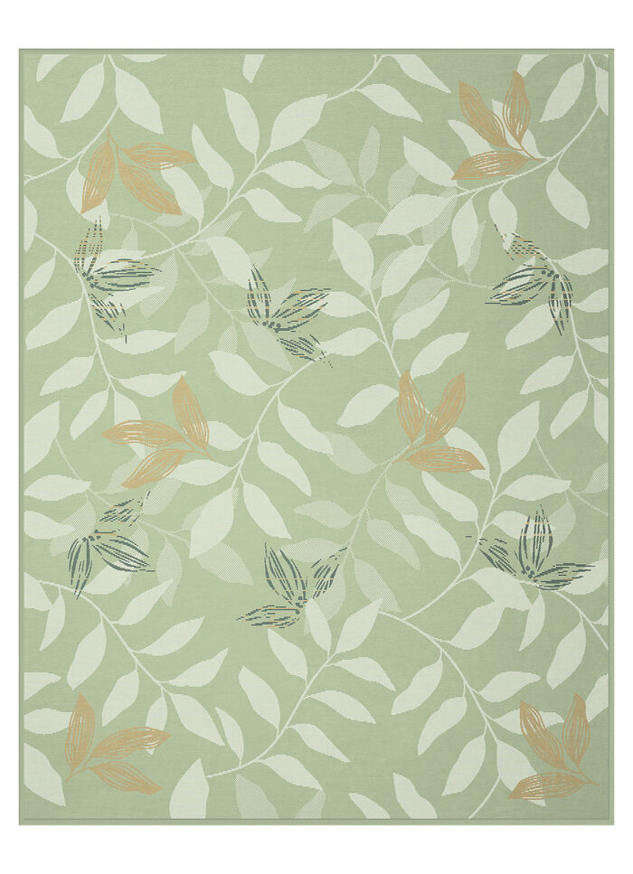 Dekbed met velours rand GROEN