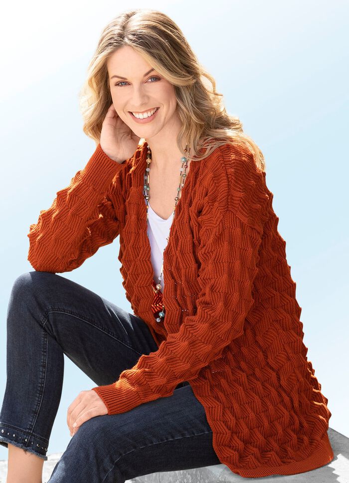 Cardigan met geweldige structuur 