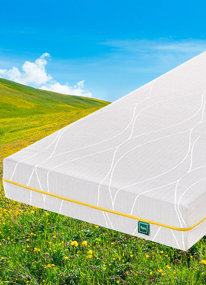 7-zone comfortschuimkernmatras van ventilator 