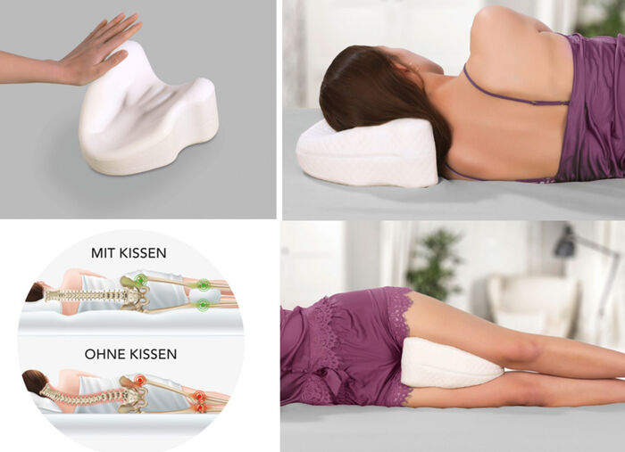 2-in-1 kniekussen voor ideale drukverlichting 