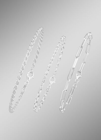 Sieradenset, 3-delig, bestaande uit drie armbanden 