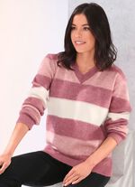 Trui van zeer pluizig materiaal ROSENHOLZ-ROS&Eacute;