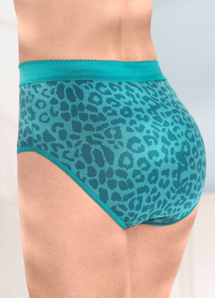 Vierpack corrigerende slips met verstevigde buikzone 