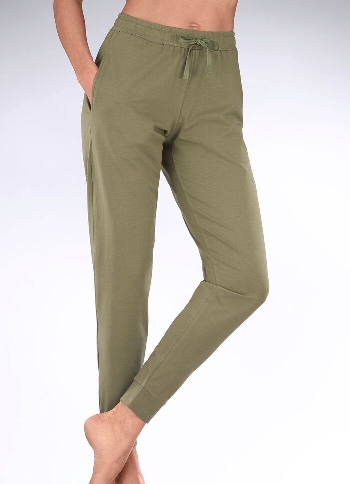 Broek met biologisch katoen en zijzakken 