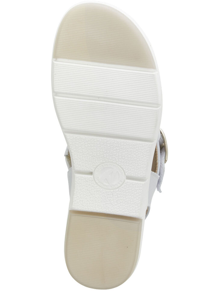 ELENA EDEN sandaal gemaakt van nappaleer IJS GRIJS