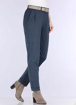 Enkellange pull-on broek MARINE