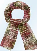 Sjaal met fantasiedessin 