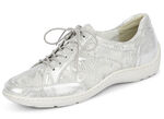 Waldläufer, elegante dames veterschoenen, breedte H, met uitneembaar voetbed MATZILVER