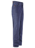 "Francesco Botti" jeans met comfortabele tailleband in 3 kleuren DONKERE JEANS