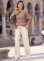 Trendy broek in modieuze breedte 