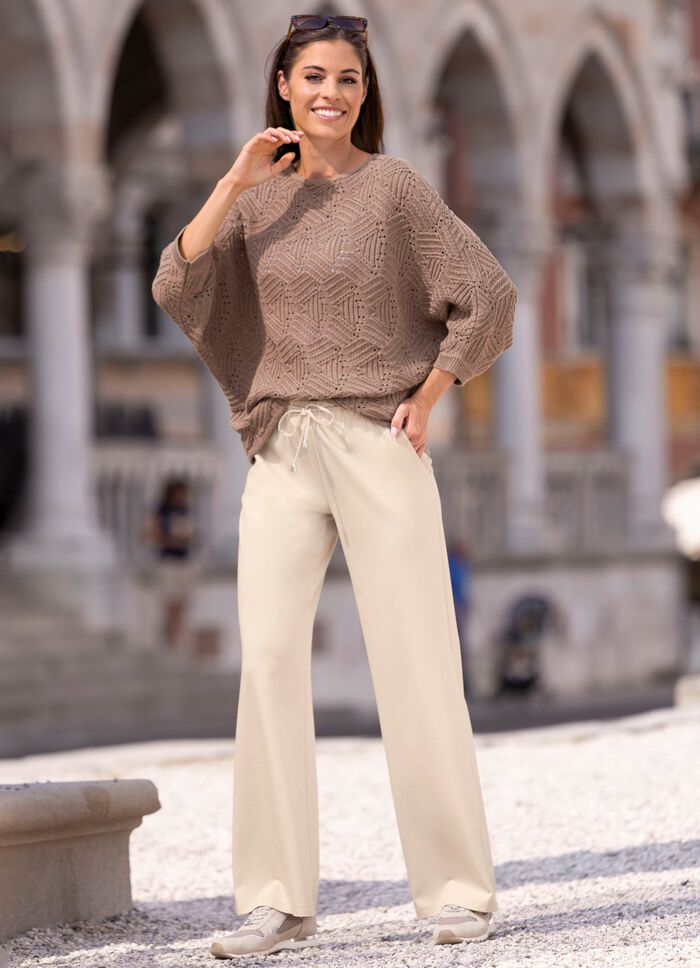 Trendy broek in modieuze breedte 