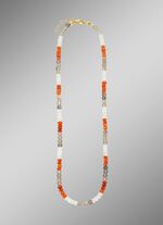 Ketting: Mystieke schoonheid in multi maansteen 