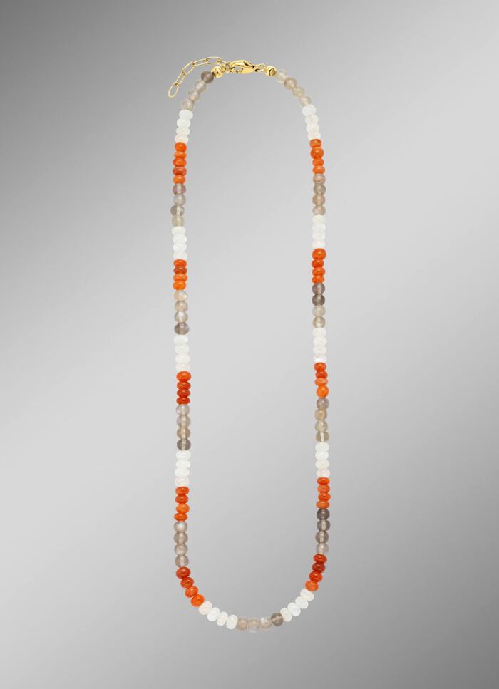 Ketting: Mystieke schoonheid in multi maansteen 