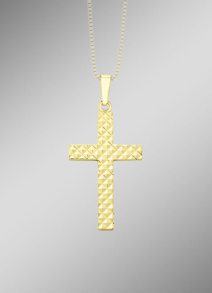 Kruishanger met ruitpatroon 