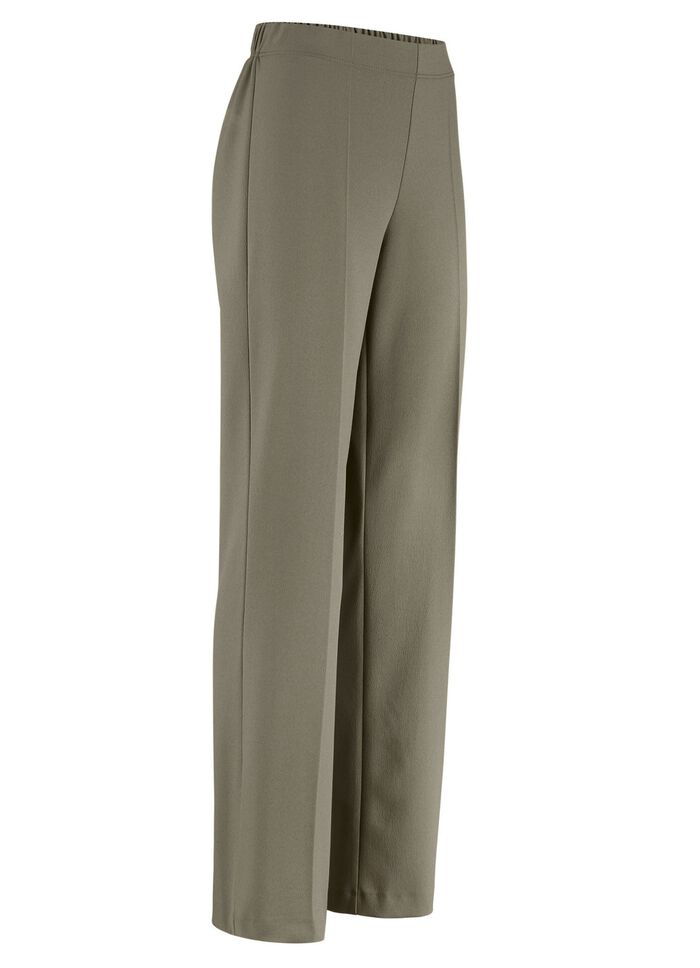 Chique broek met uitlopende pijpen 