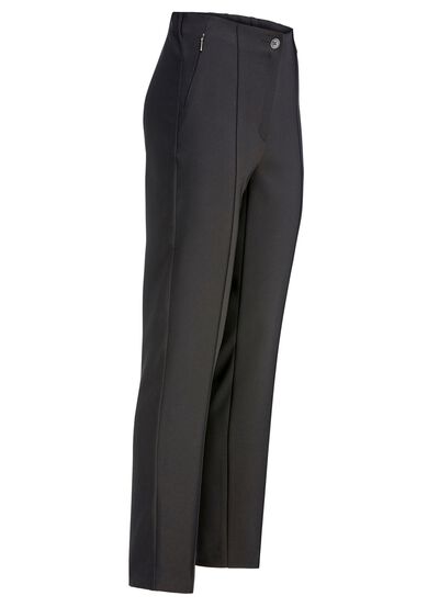Broek met aangeknipte tailleband 