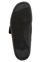 Pantoffels van zacht, elastisch textielmateriaal ZWART