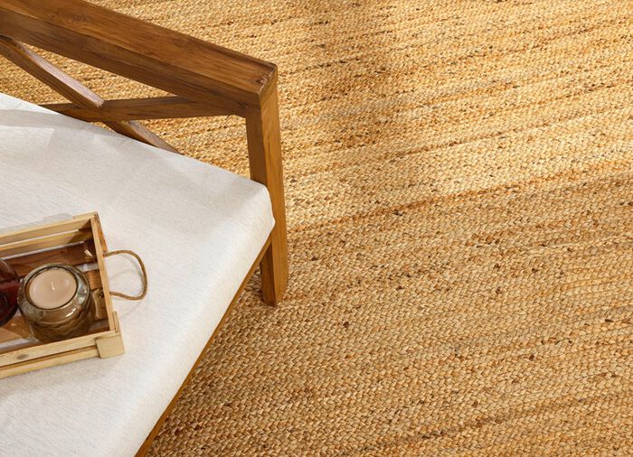 Jute tapijten en bruggen 