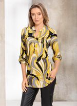 Overhemdtuniek met opvallende rimpels 