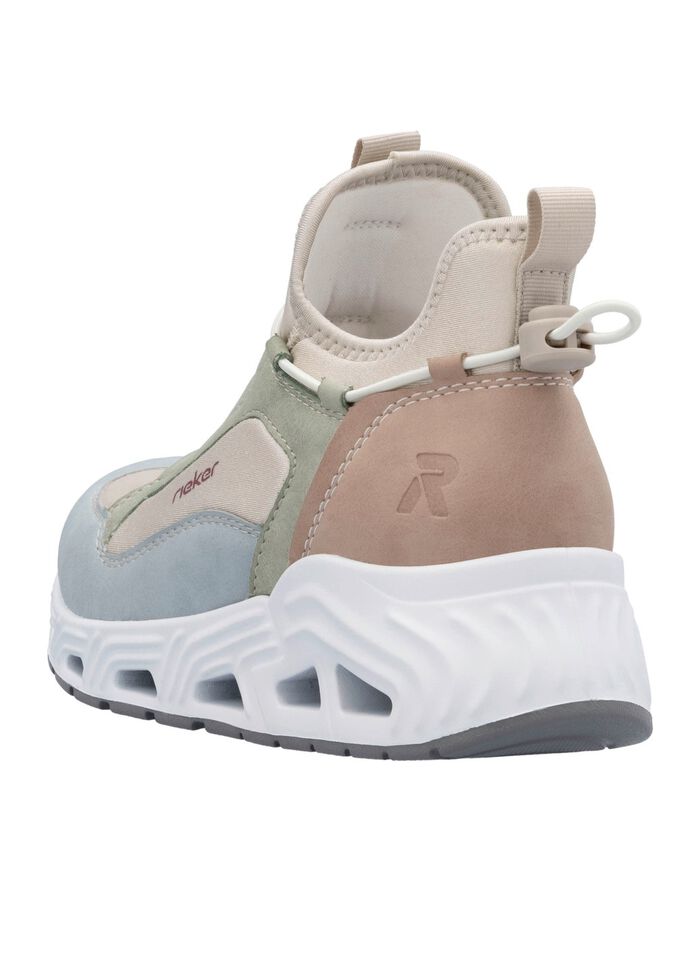 Rieker, stijlvolle dameslaarzen, breedte G, met uitneembaar voetbed 