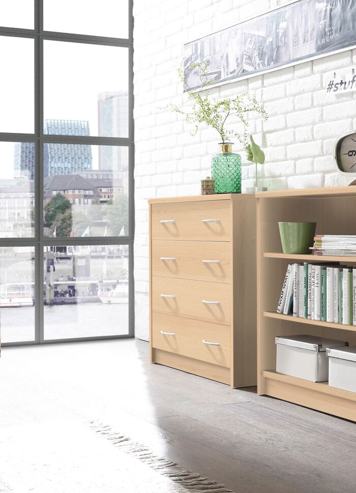 Combinatievriendelijke ladekast met 4 laden 