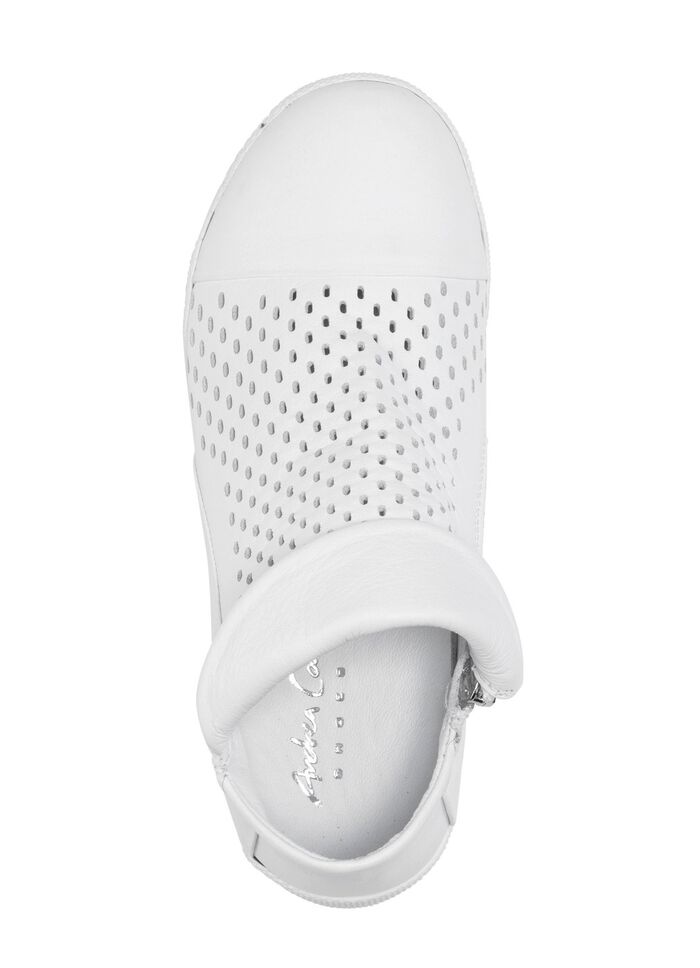 Andrea Conti, zomerlaarzen voor dames, met uitneembaar voetbed WEISS