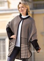 Poncho met open voorkant 