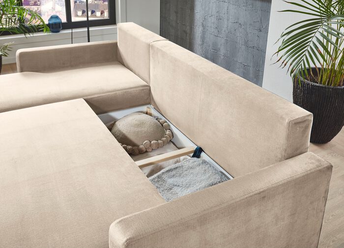 Gestoffeerde hoek met functie ROOM