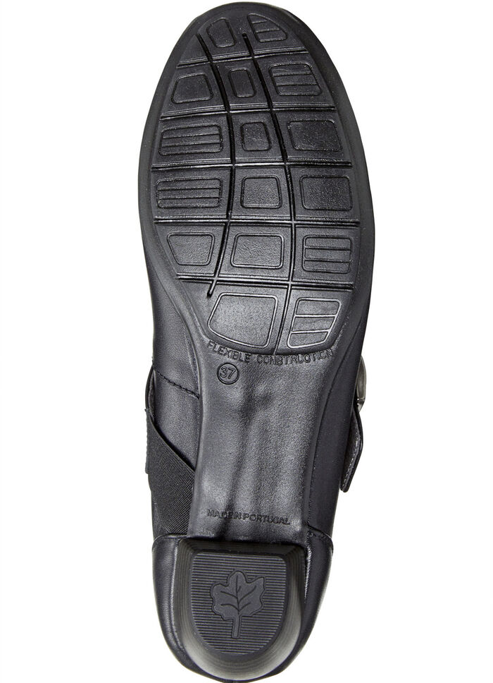 ELENA EDEN, chique damespumps, wijdte G, met uitneembaar voetbed ZWART