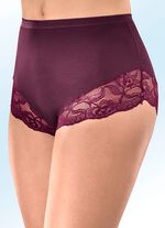 Set van vier slips met elastisch kant 