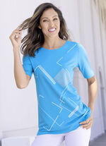 Shirt met strass-versiering 