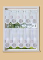 Korte blind met golvende rand 