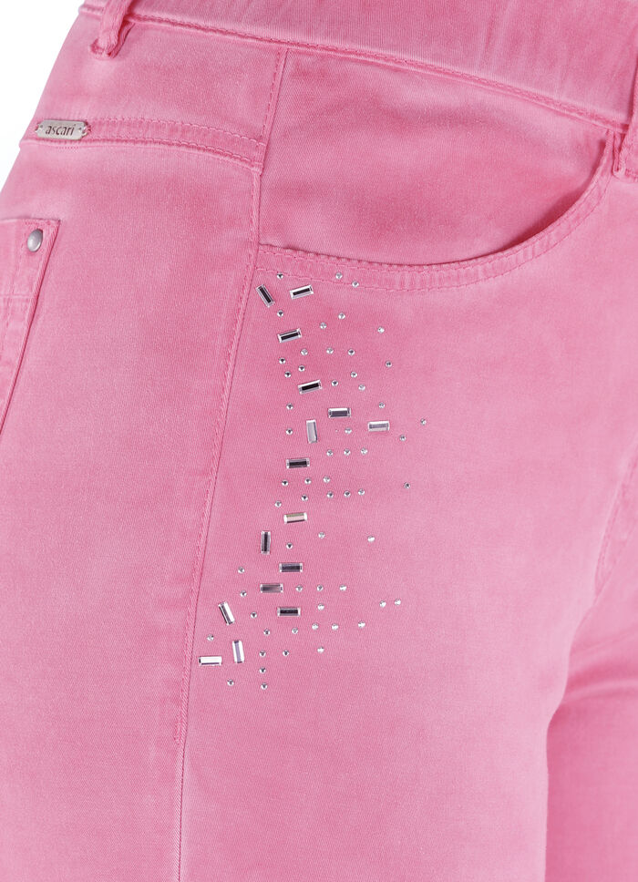 Elegante broek met fonkelende strasssteentjes AZALEA