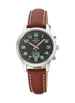 Modieus, sportief dames leren polshorloge 