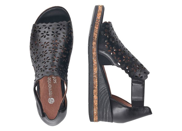 Sandaal met klittenbandsluiting 