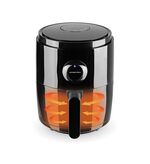 Energiezuinige heteluchtfriteuse ZWART-ZILVER