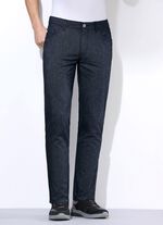 Broek "Redpoint" in wollook in 3 kleuren MARINE