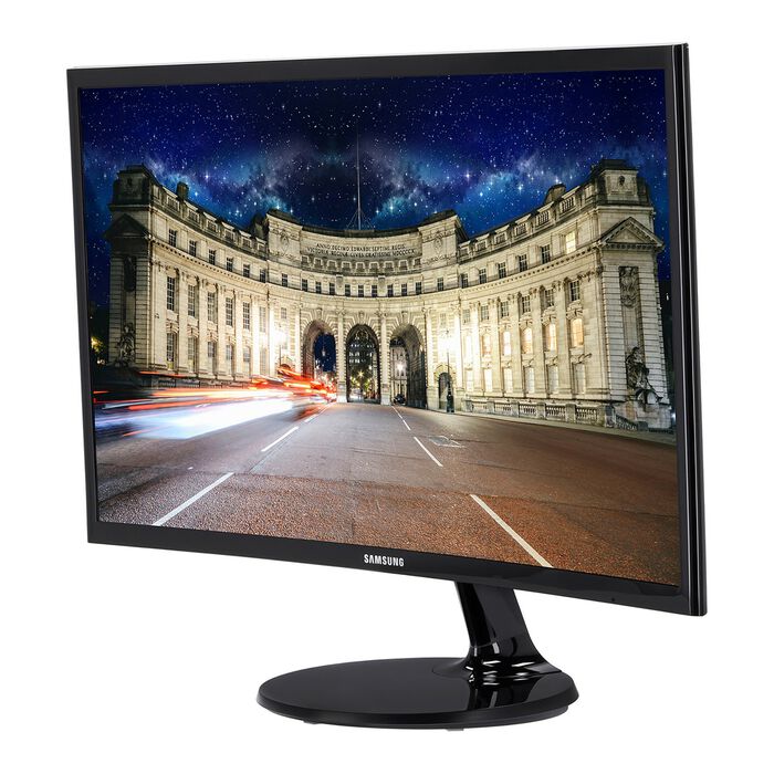 Gebogen pc-monitor 24 inch 