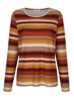 Shirt met modieus gestreept dessin 